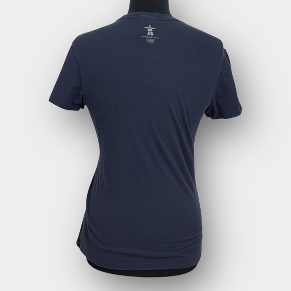 Vancouver 2010 Winter Olympics Tee HBC Navy Women's Small Licensed - Picture 3 of 8